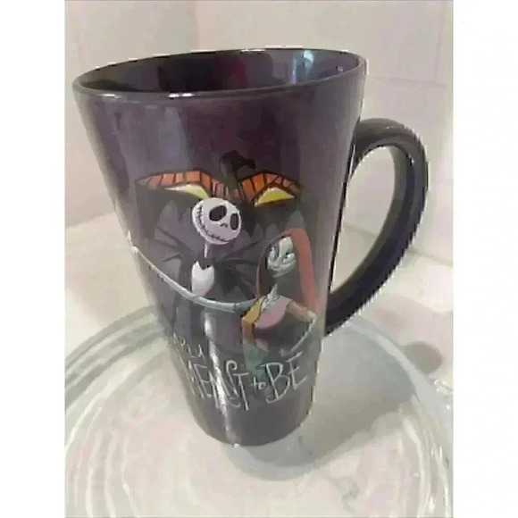 Nightmare Before Christmas Jack Sally Simply Meant To Be Coffee Mug Jumbo 16 oz - Picture 2 of 11